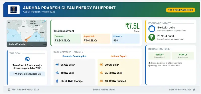 NITI Aayog's Clean Energy Roadmap: Transforming Andhra Pradesh into a Renewable Powerhouse by 2035